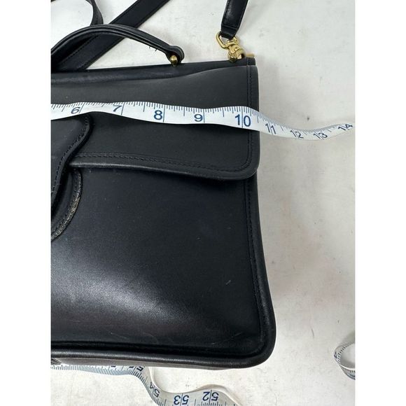 Coach Black Crossbody Bag with Structured Design - Picture 10 of 11